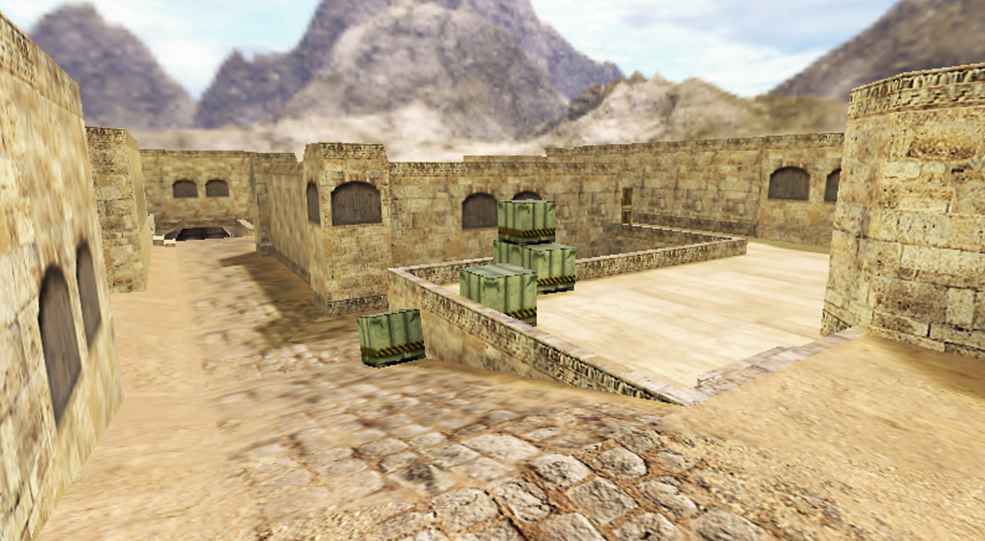 Карта de_dust2_2x2 для CS 1.6 — компактна версія Dust2